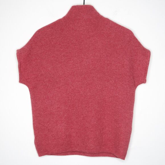 Tahari Womens Cashmere Sweater Small Red Soft Pure Luxe Quiet Luxury‎ Office - Picture 2 of 10